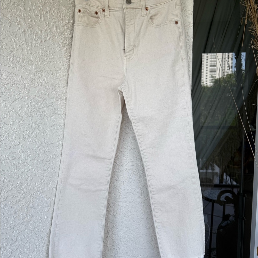 DAZE Cream Ecru Denim Jeans Sz 26